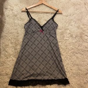 plaid nightgown dress